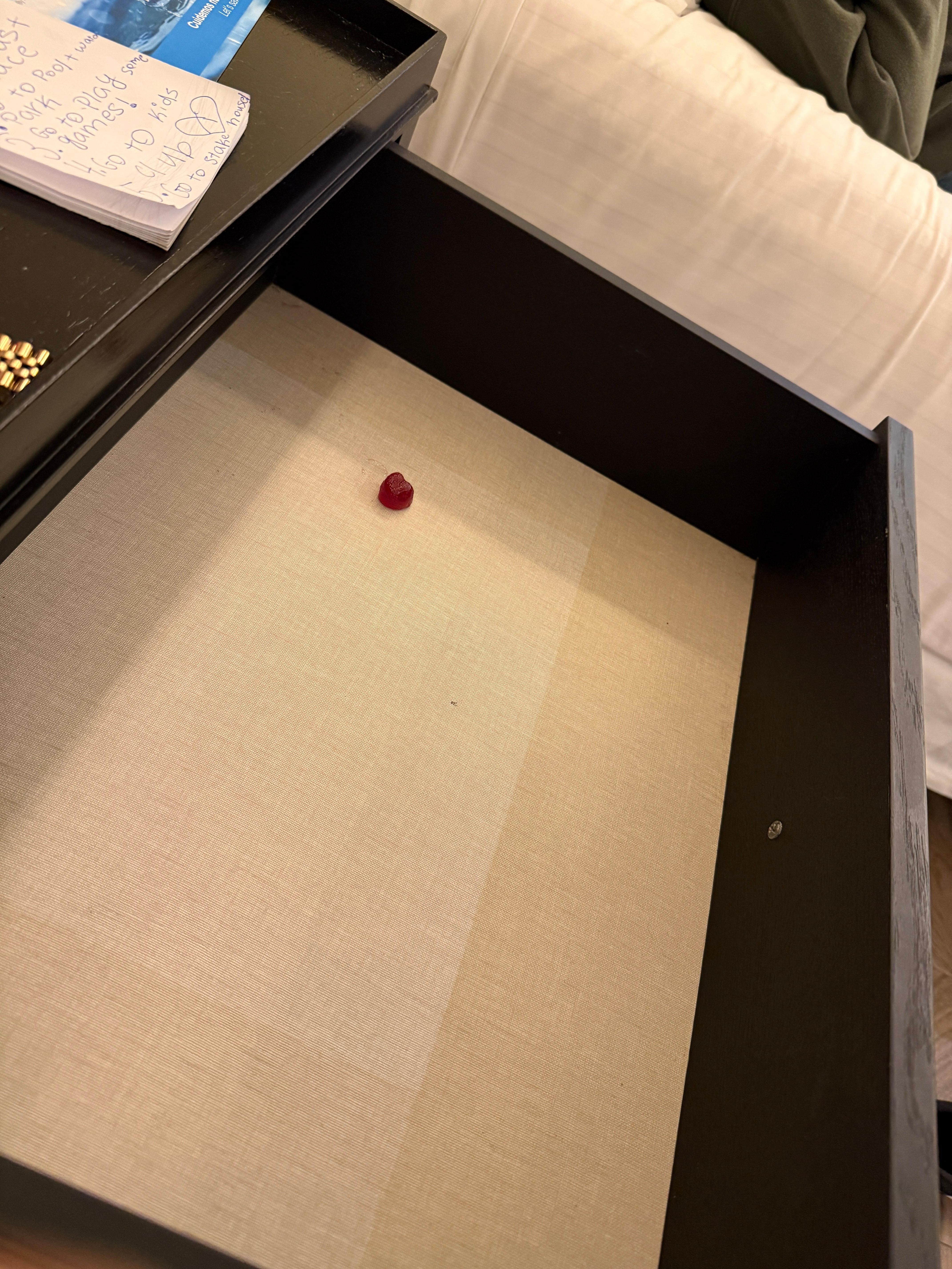 Did not even clean properly, had to remove candy myself of last stayed guest