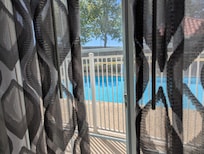 We choose the first floor for easy access to the pool