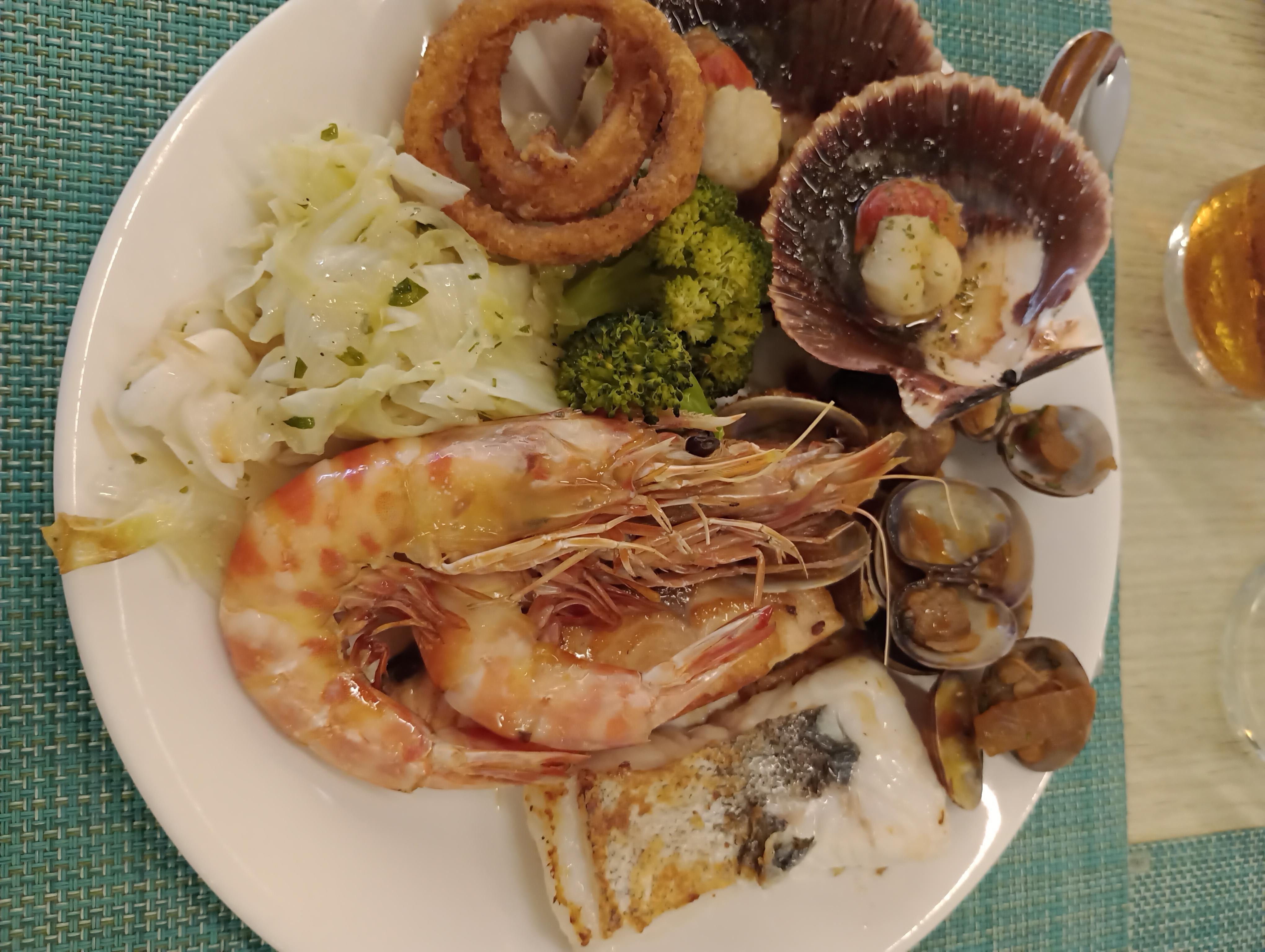 A sample of dinner.