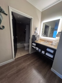 ONE of the bathrooms!