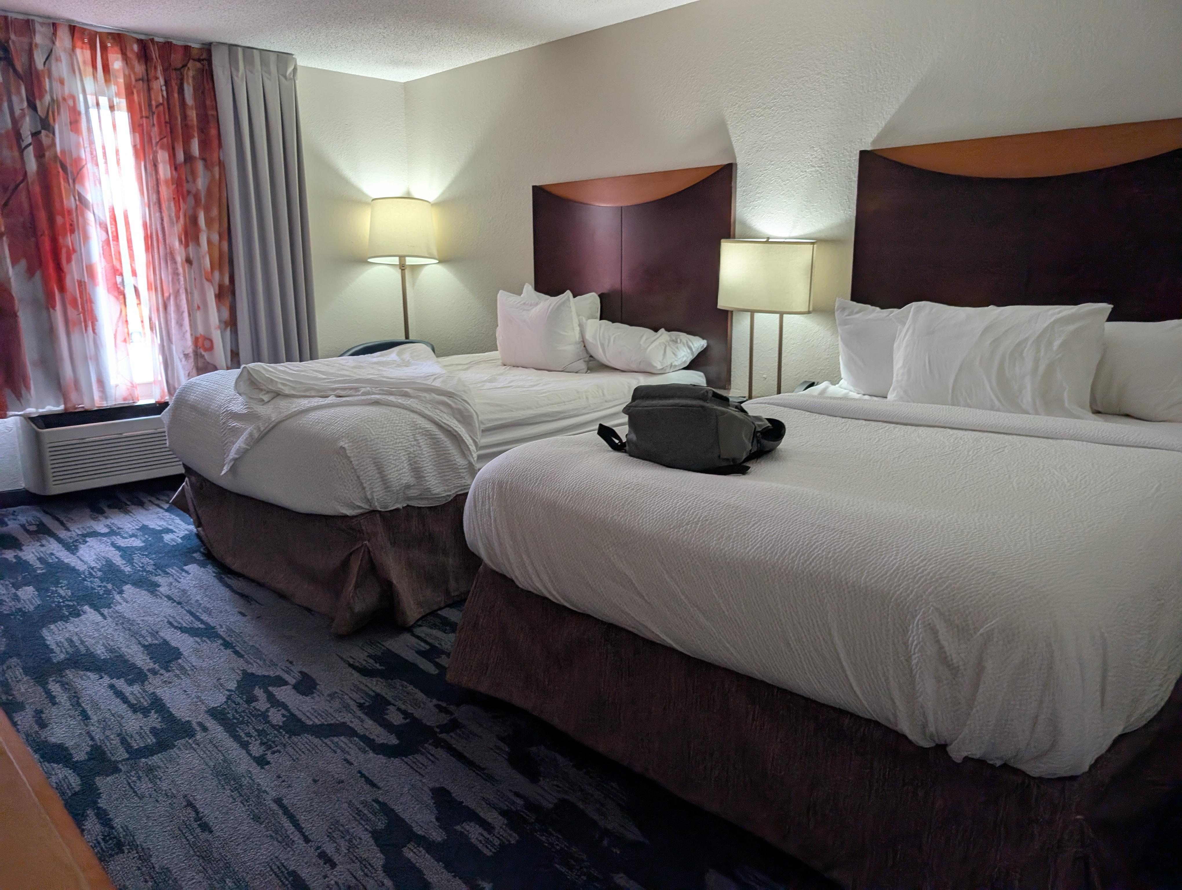 Double bed when asked for single bed