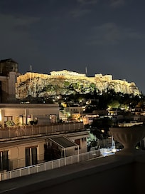 From the sixth floor balcony.