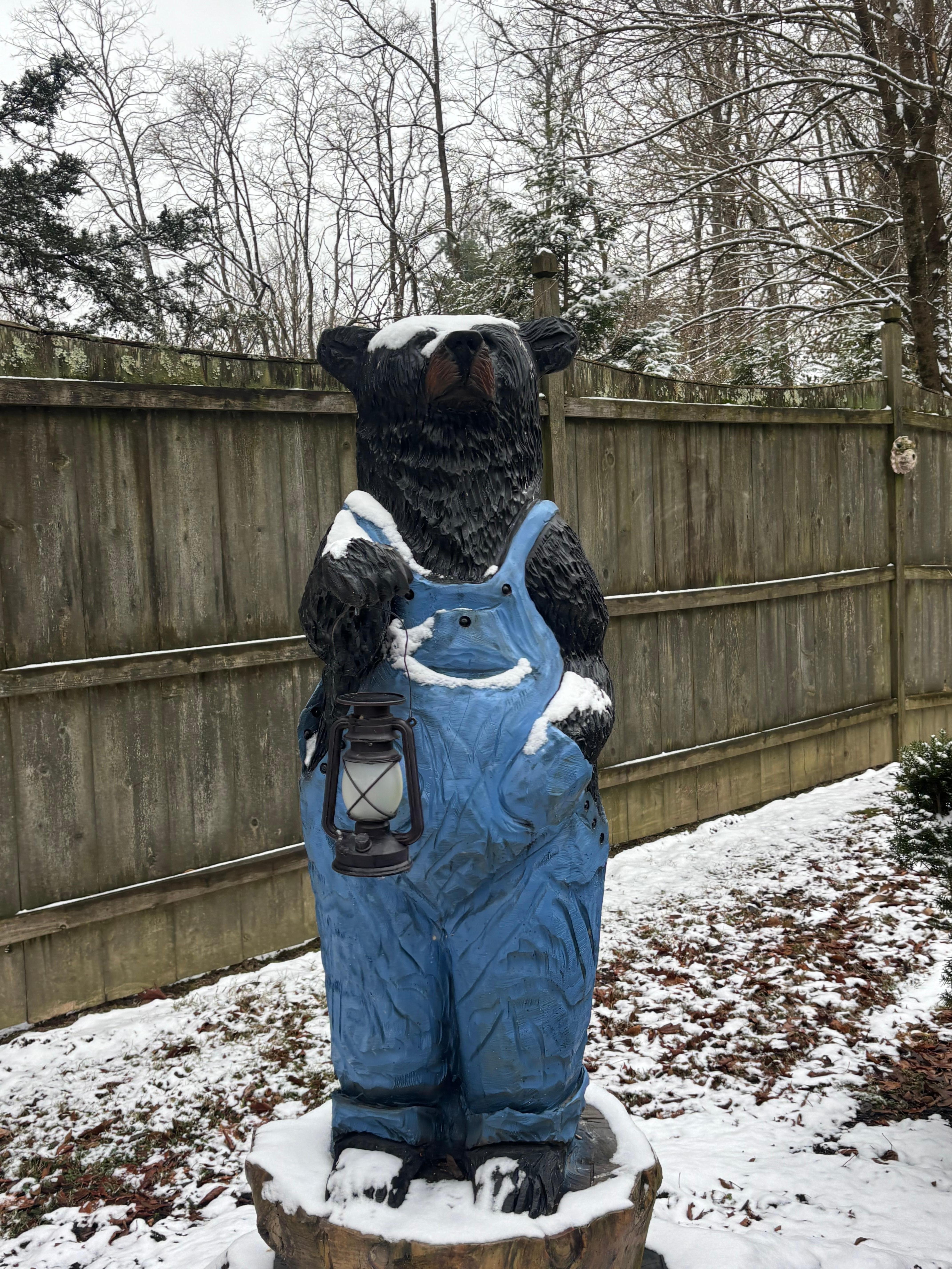 It was so much fun getting to enjoy a hot tub during the snow!!