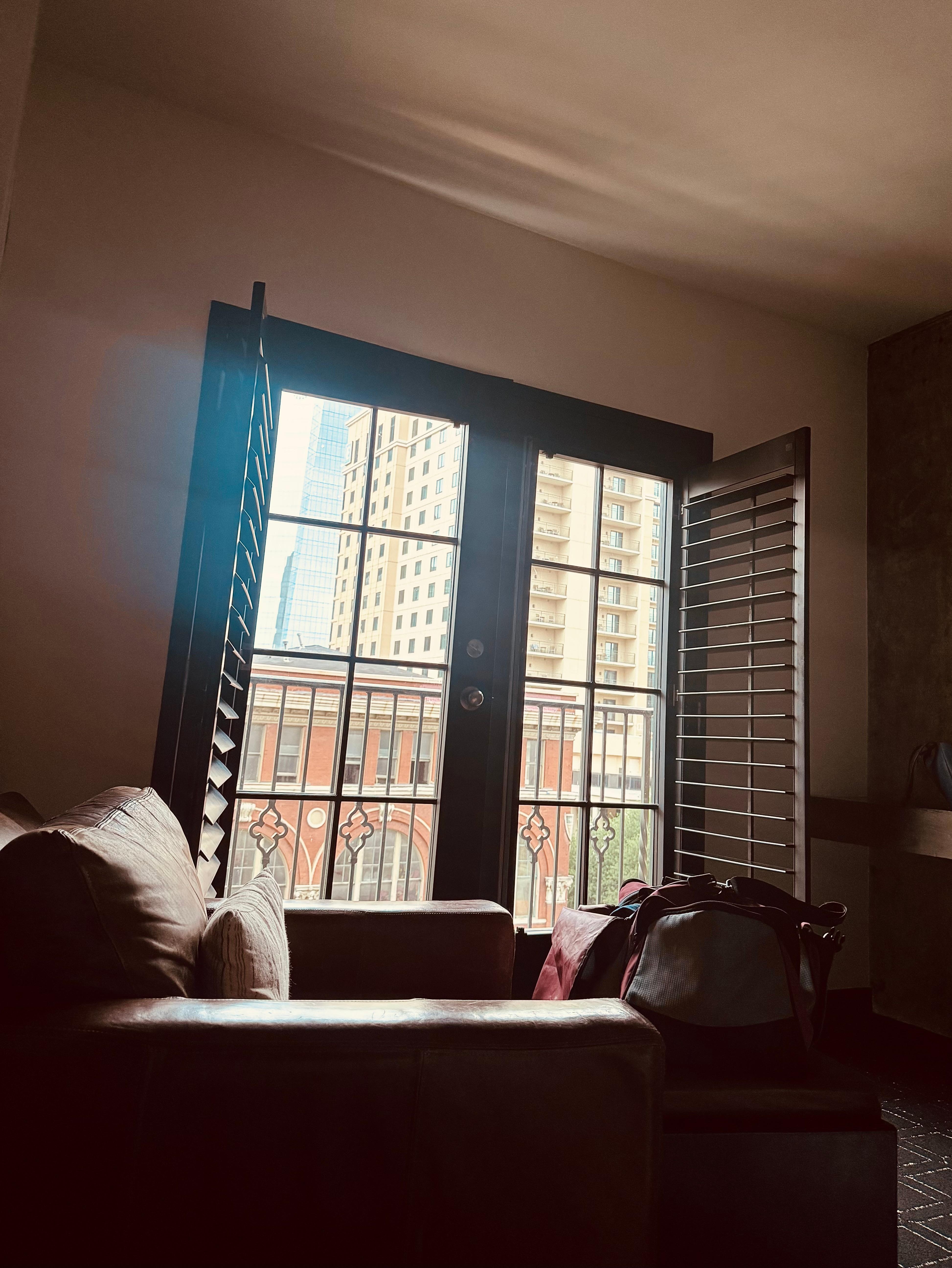 Window opens to let fresh-air in