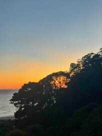 Sunset on the balcony