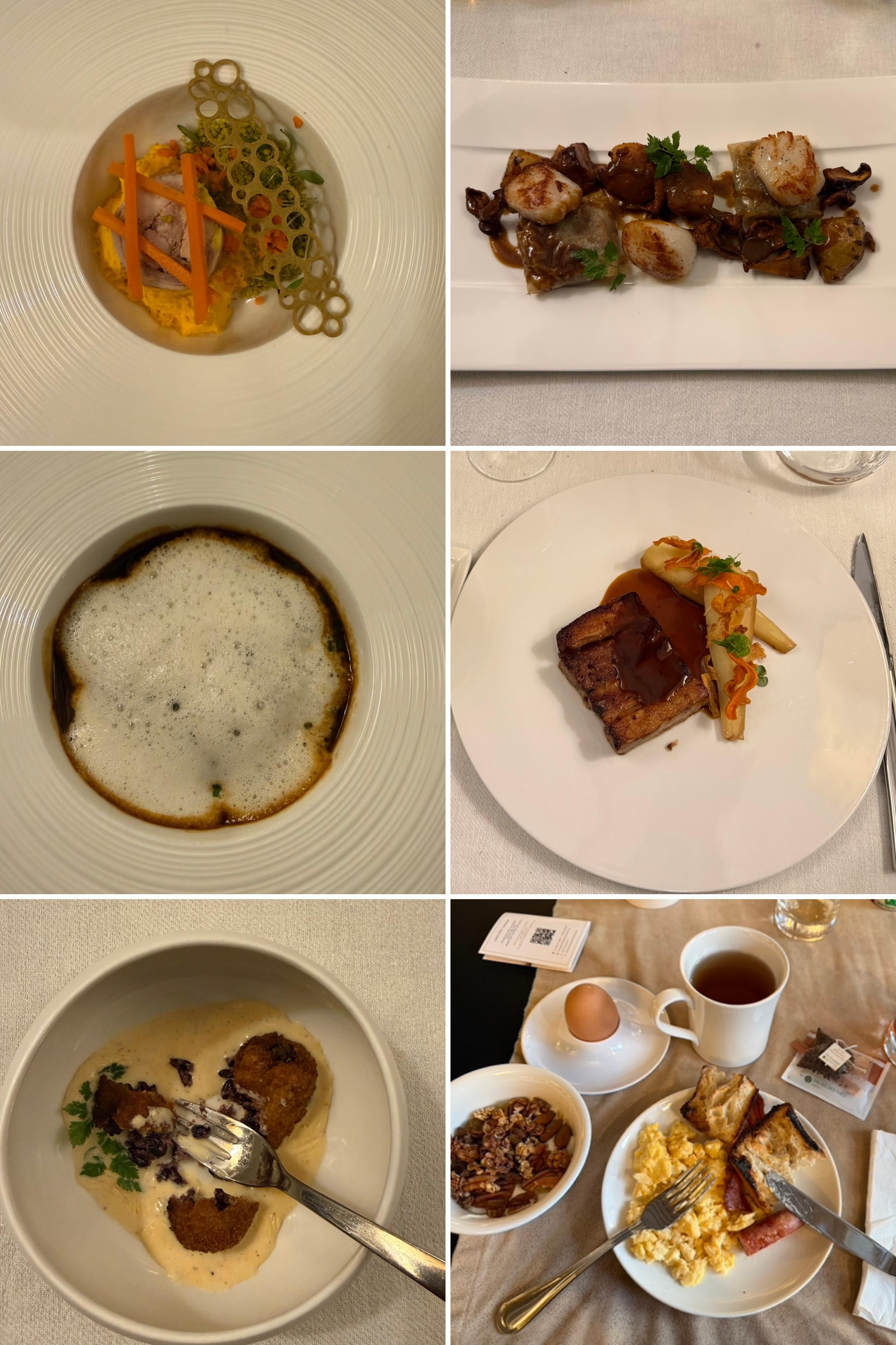 Dîner et petit déjeuner 