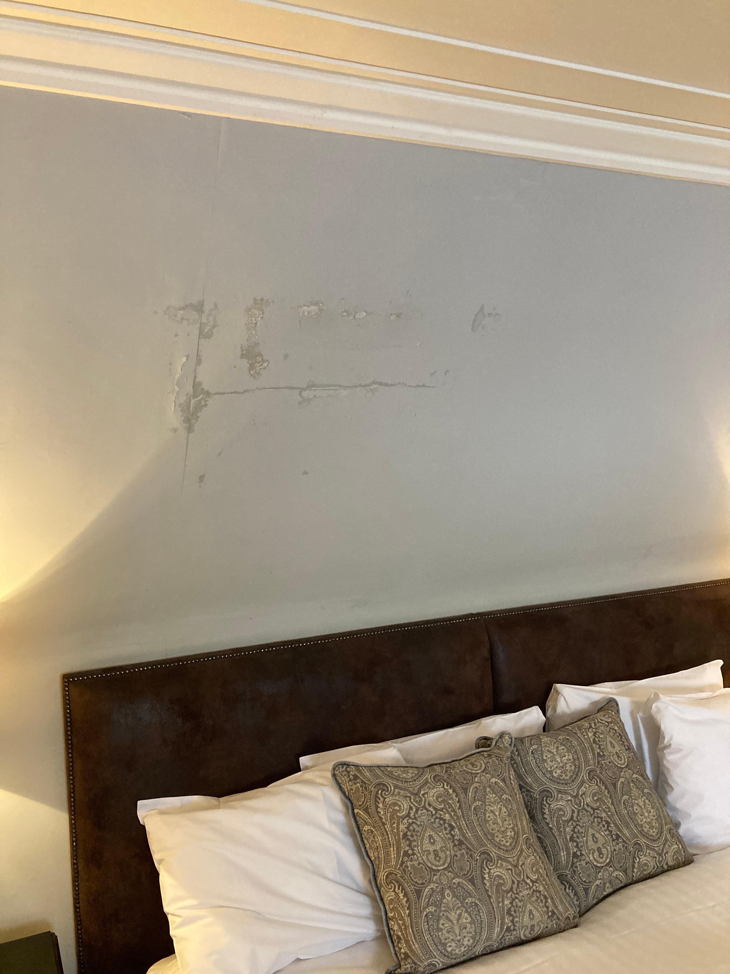 Damp/mould above the bed