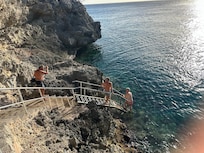 Stairs to the sea was easy