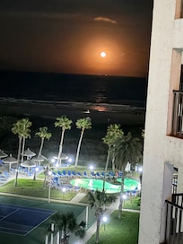Moon from the balcony.