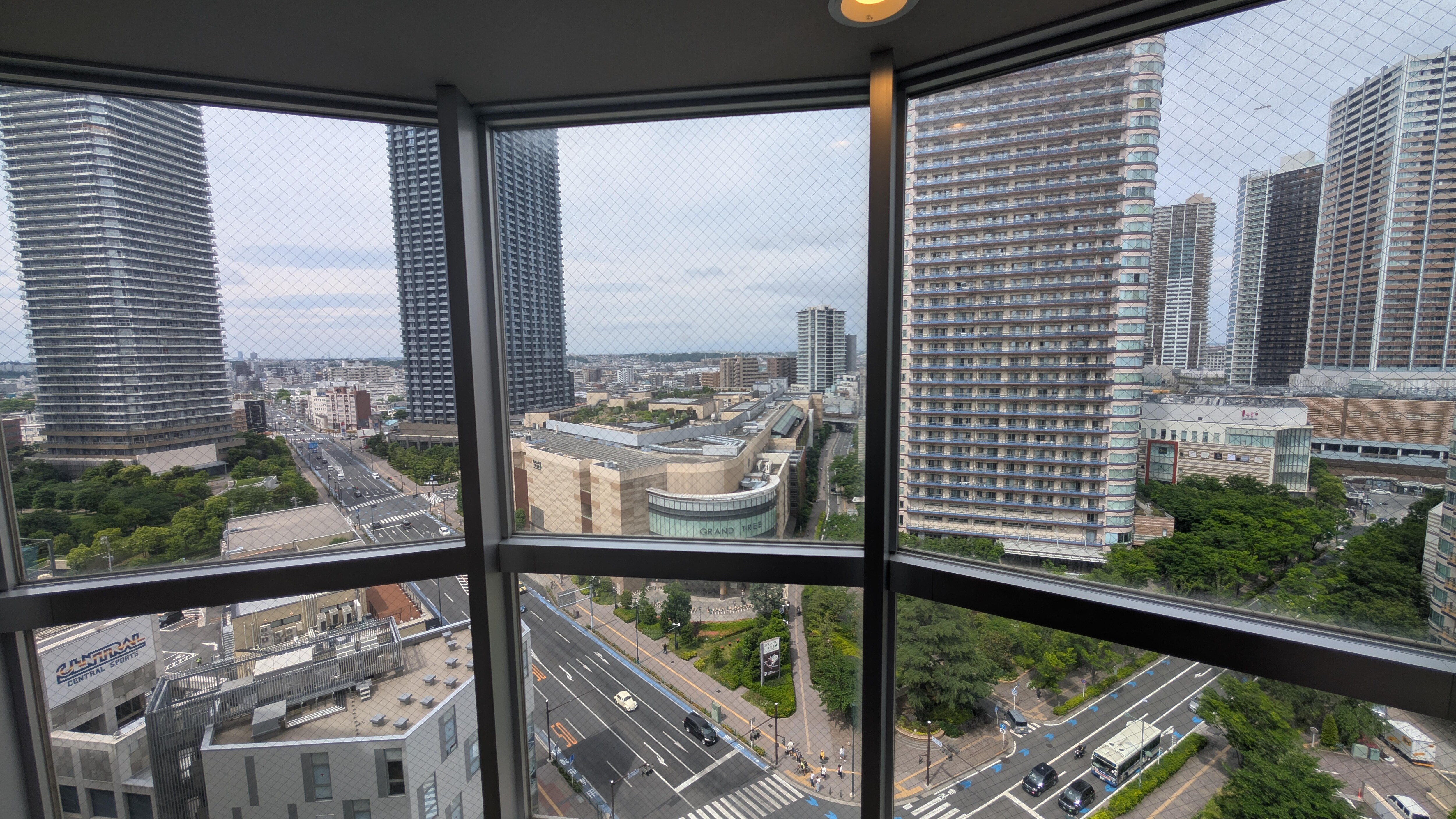 View from elevator lobby 