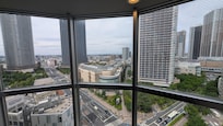 View from elevator lobby
