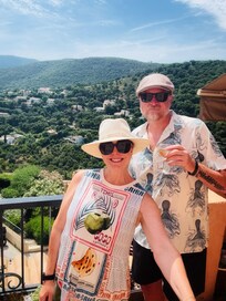 Selfie on the patio!