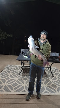 This is the biggest one we have caught since coming here. 10.36 lbs!