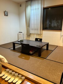 Seating area in the room