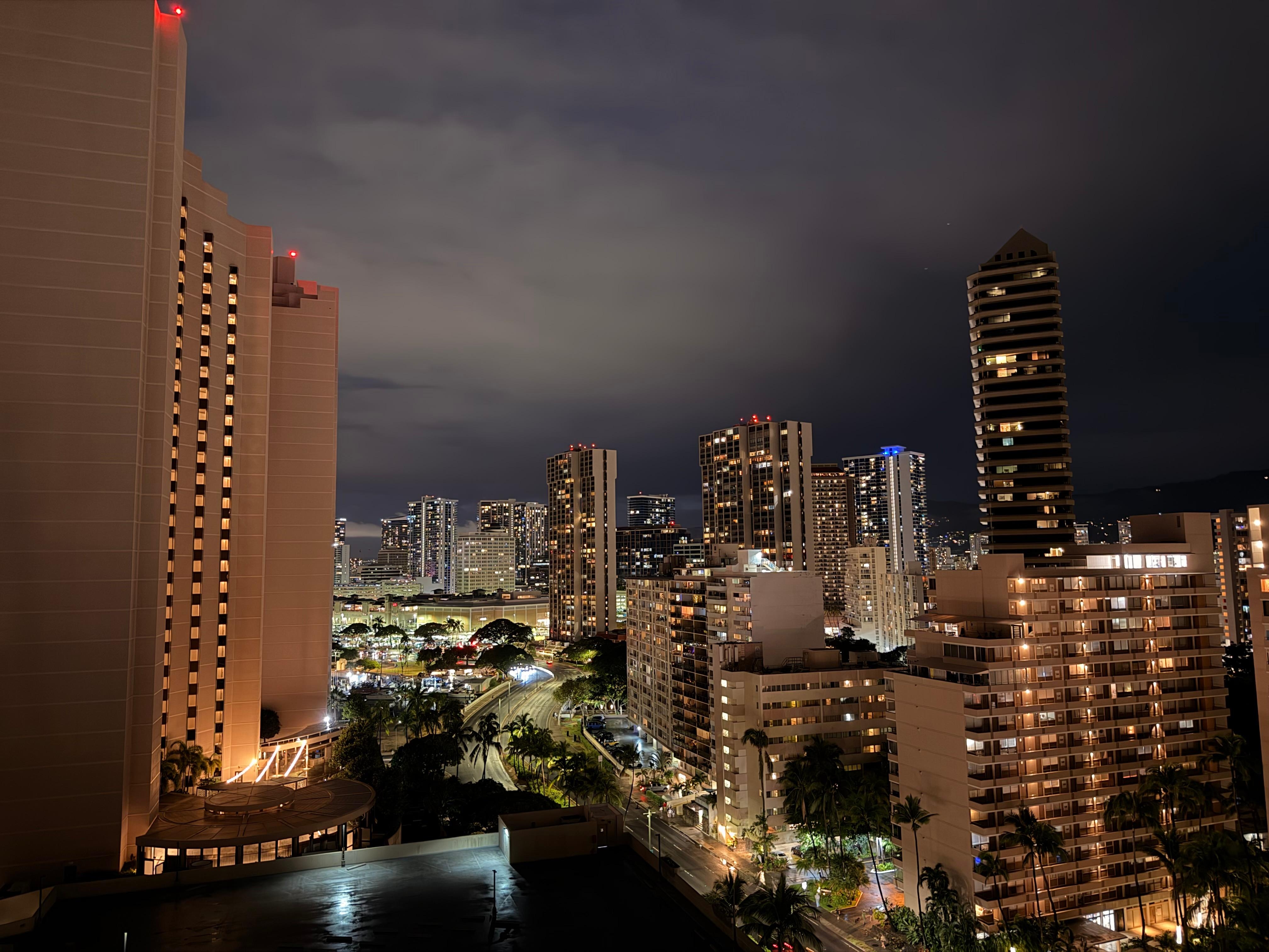 View from our balcony 