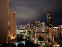 View from our balcony