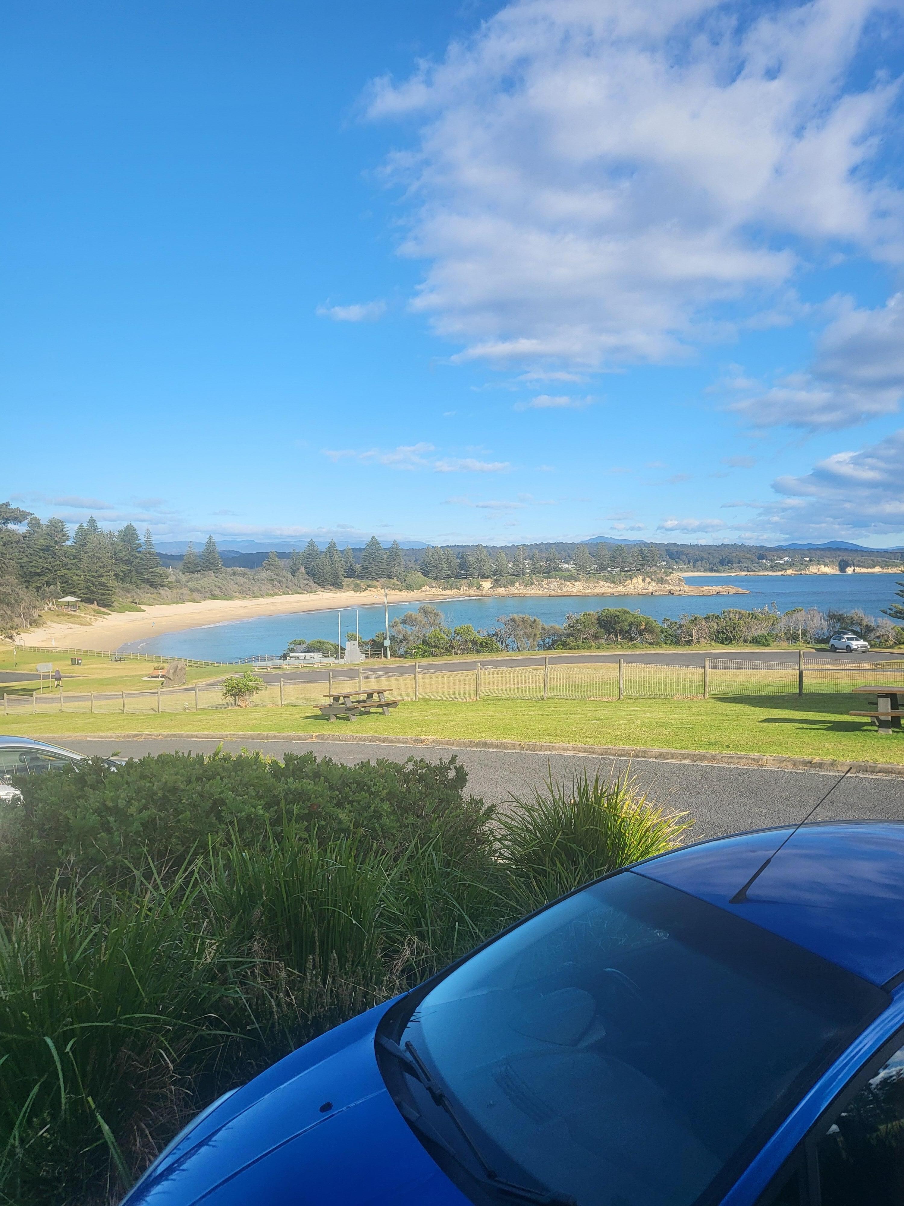 The view from our cabin