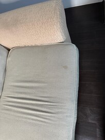 Stain on the sofa
