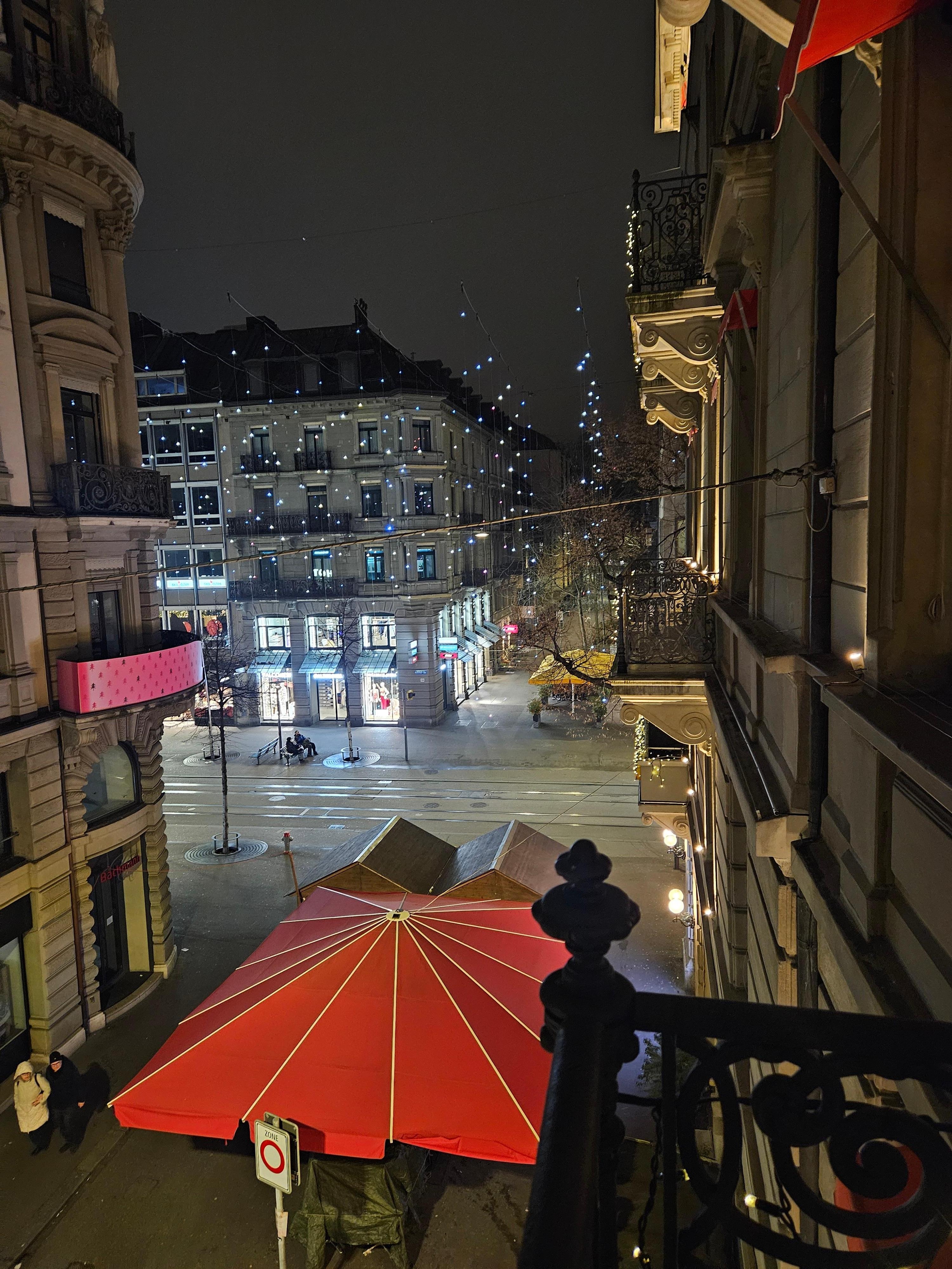 View from our balcony