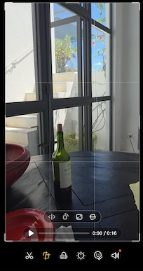 Upstairs dining table looking outside