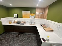 Meager breakfast bar