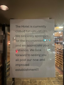Note taped to the door