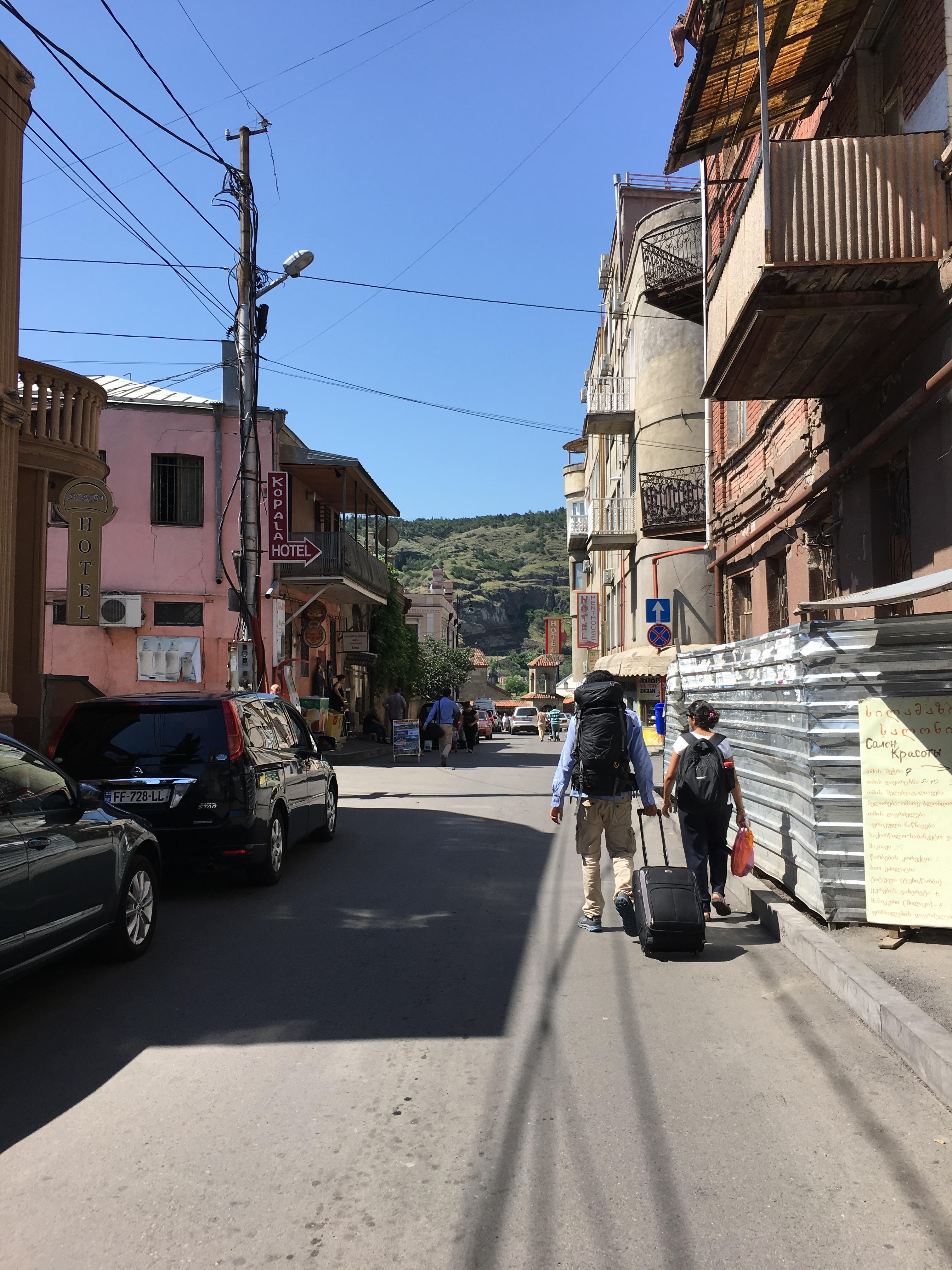 Street where the hotel is located in