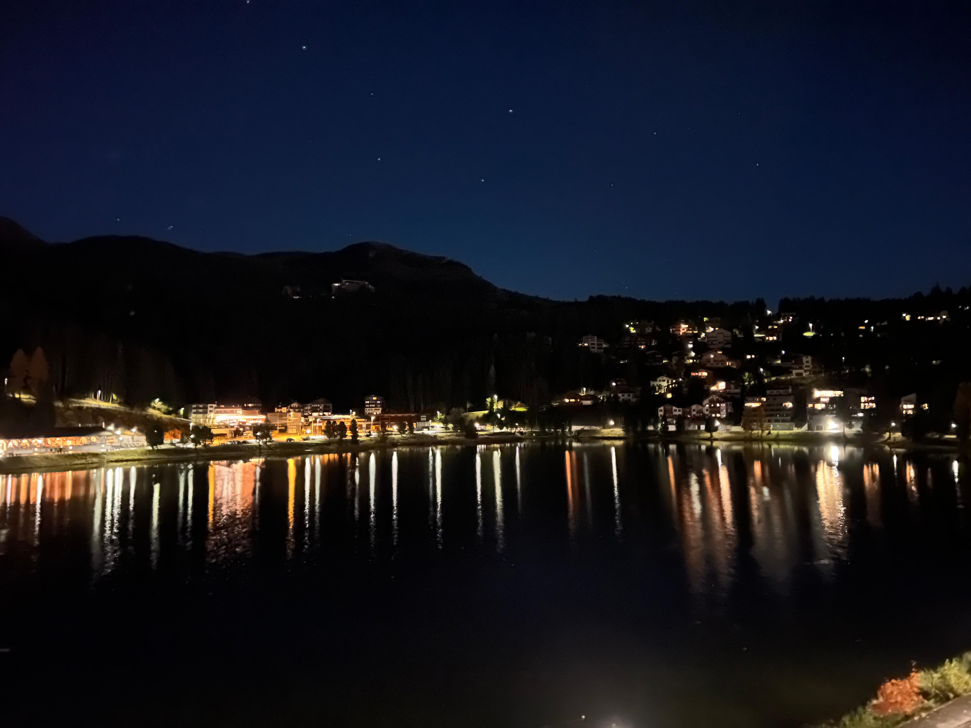 Blick vom Balkon des Zimmers