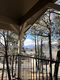 The view from the porch was beautiful!