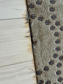 Carpet thread strings coming out