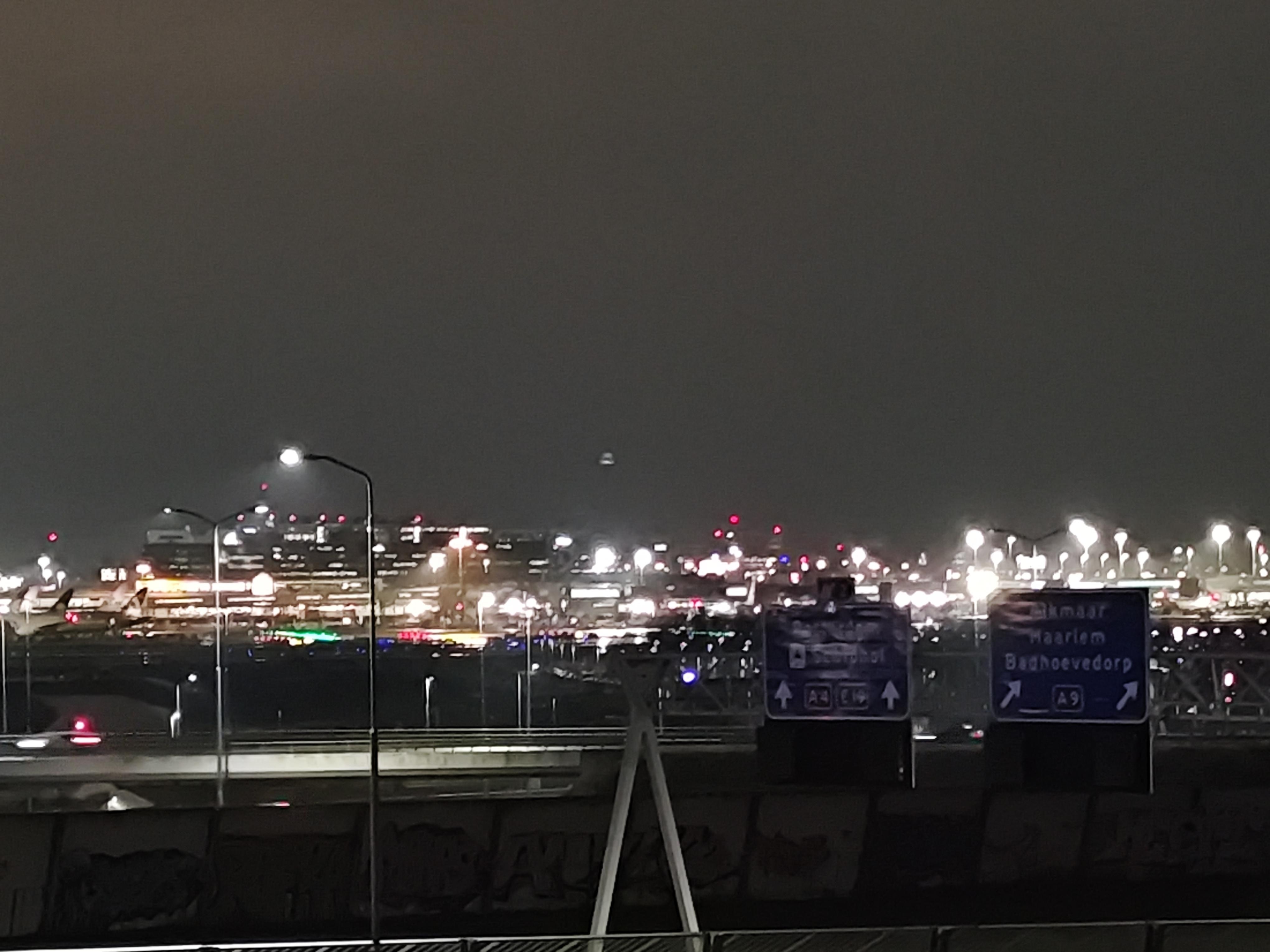 Ausblick zum Flughafen Shiphol.