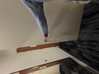 Impossible for most wheelchair users to enter bathroom