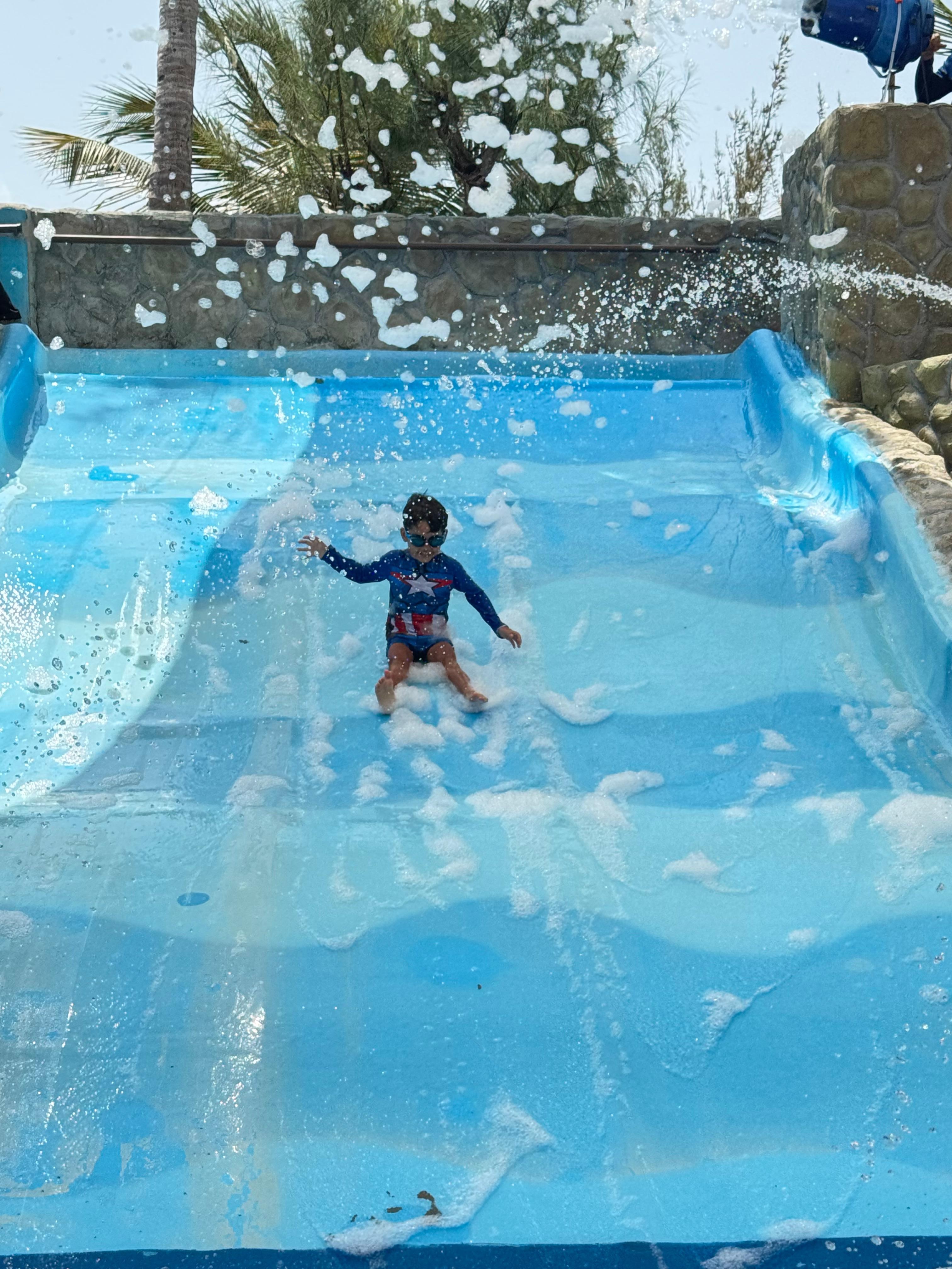 Só descobrimos a espuma no último dia. 😅