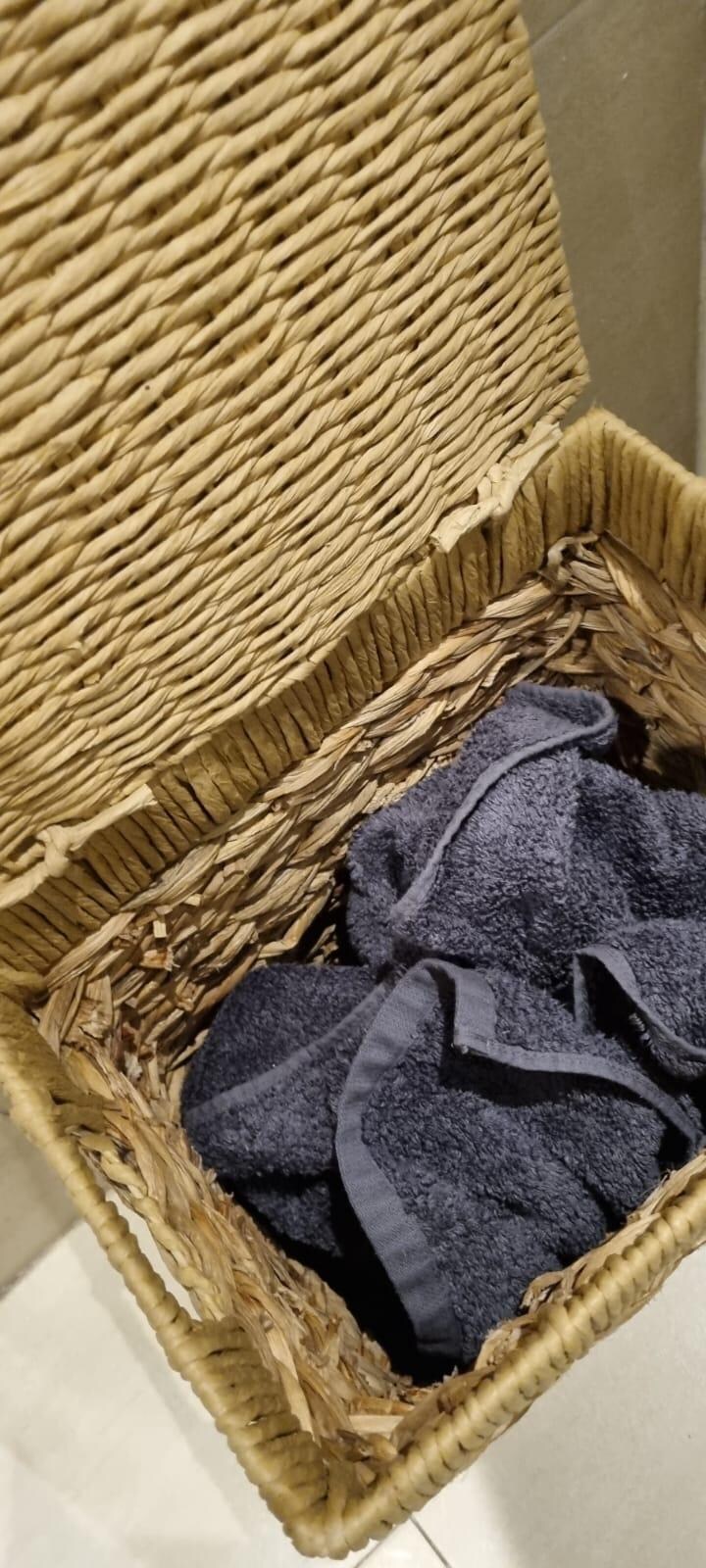 Dirty laundry left by somebody else