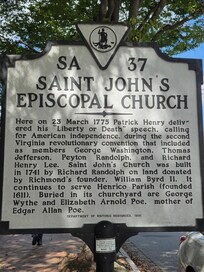 Church where Patrick Henry gave his "Give me liberty, or give me death" speech.