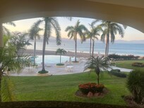 View directly from master bedroom balcony