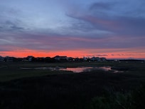 Sunset view from back porch.