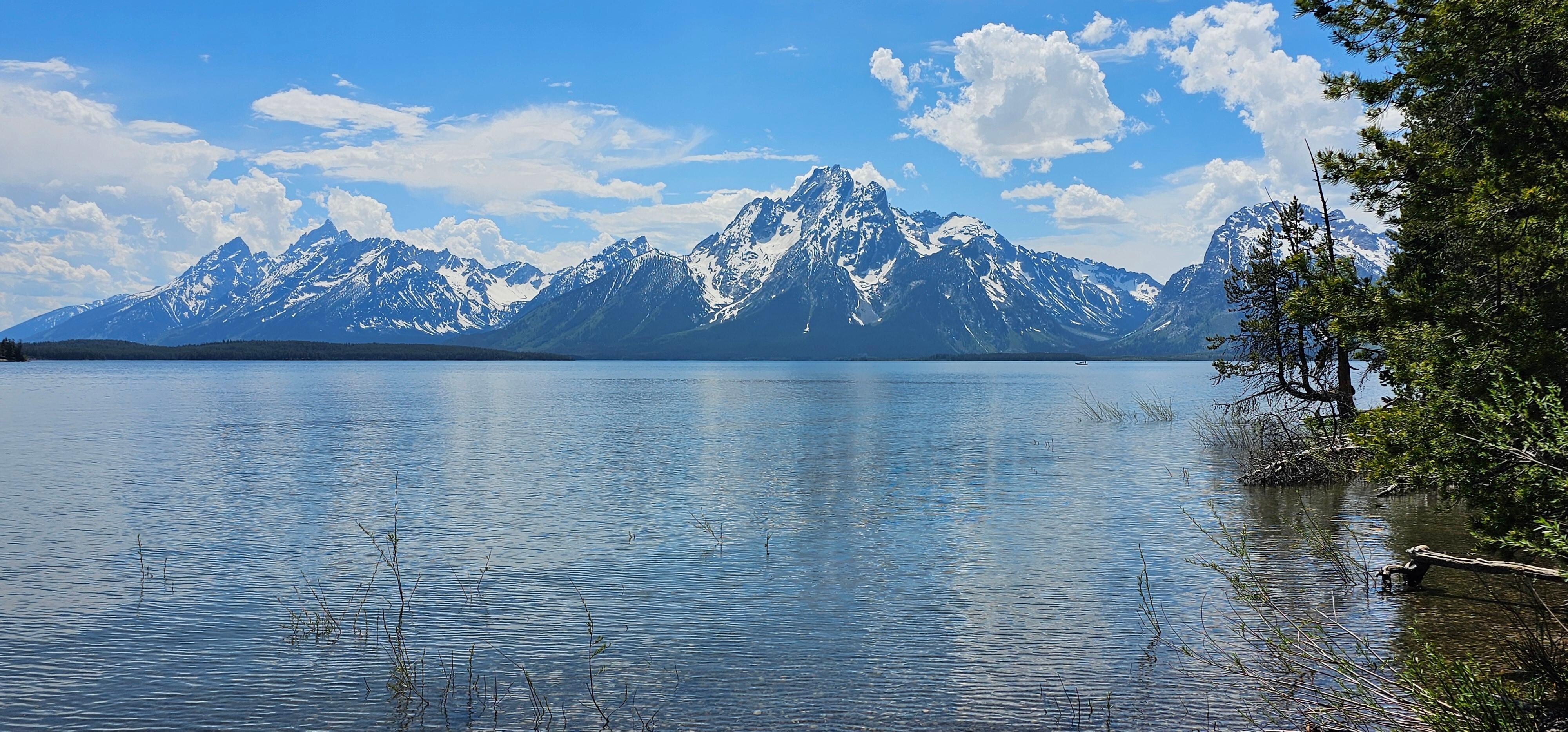 Beautiful views from the Lakeshore Trail in Colter Bay Village