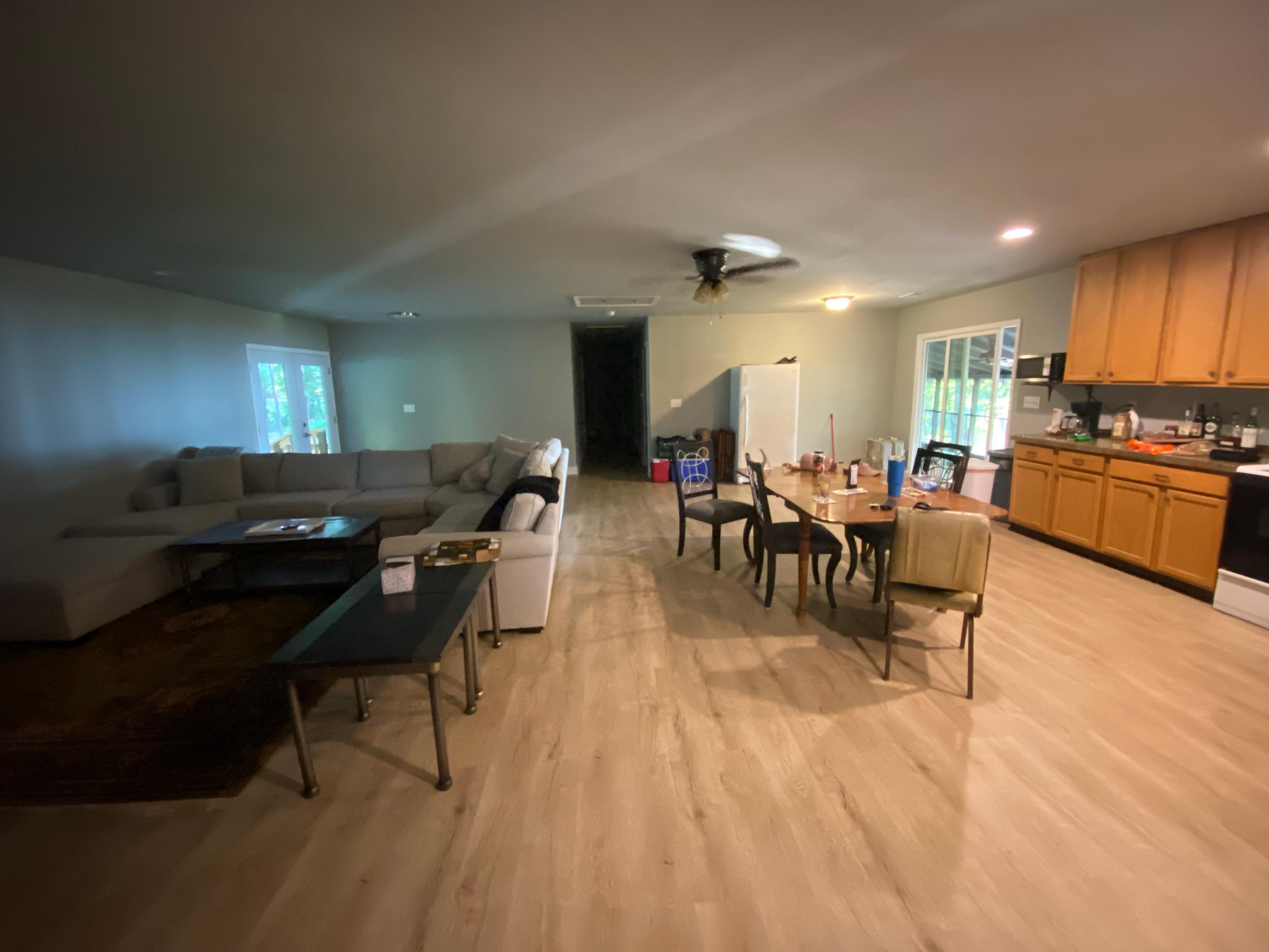 The great room was an excellent family gathering place & the kitchen was well-equipped 