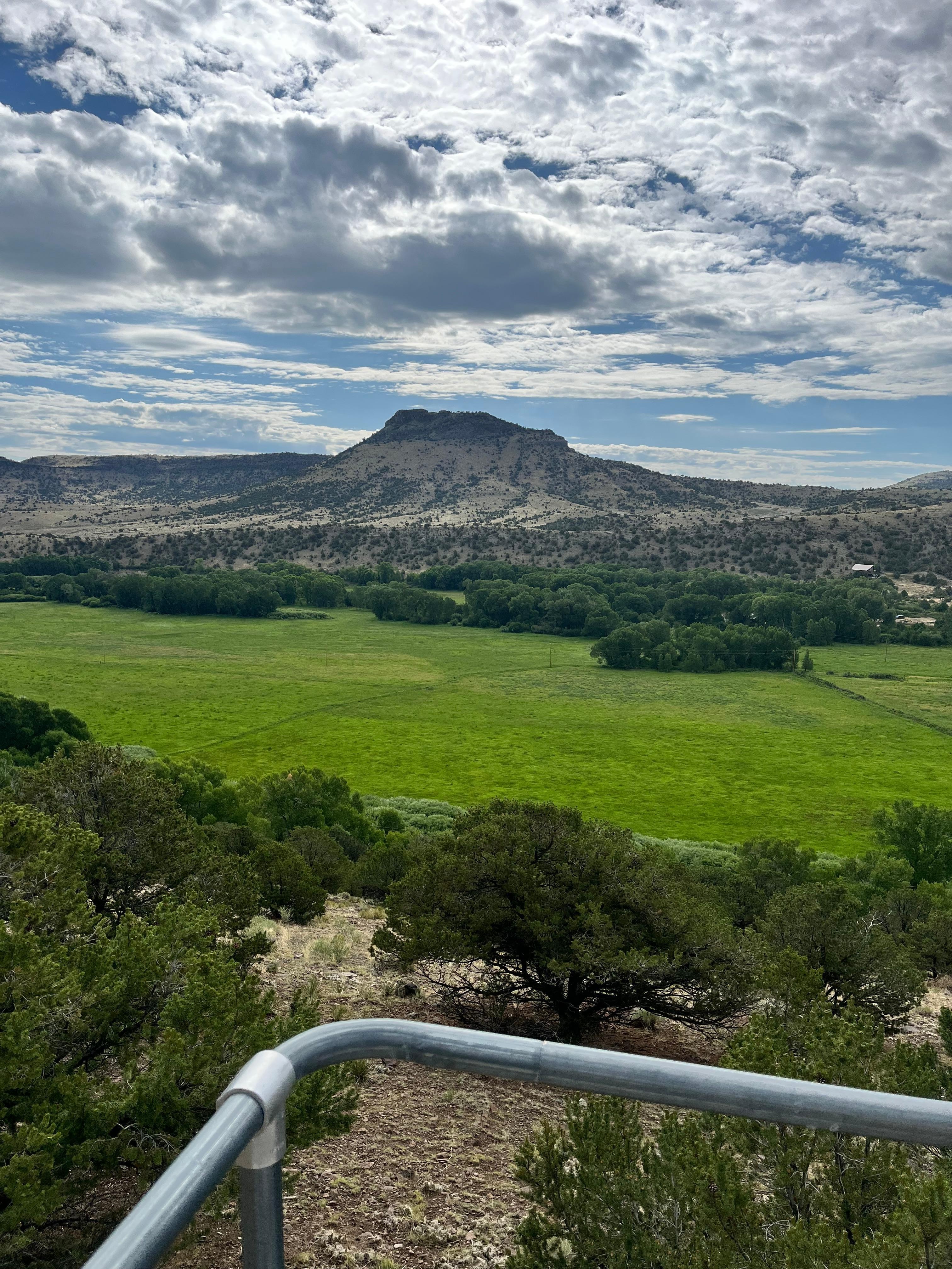 View from the master balcony. 