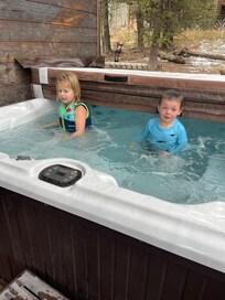 Loving the hot tub