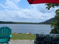 My view while I read in the shade.