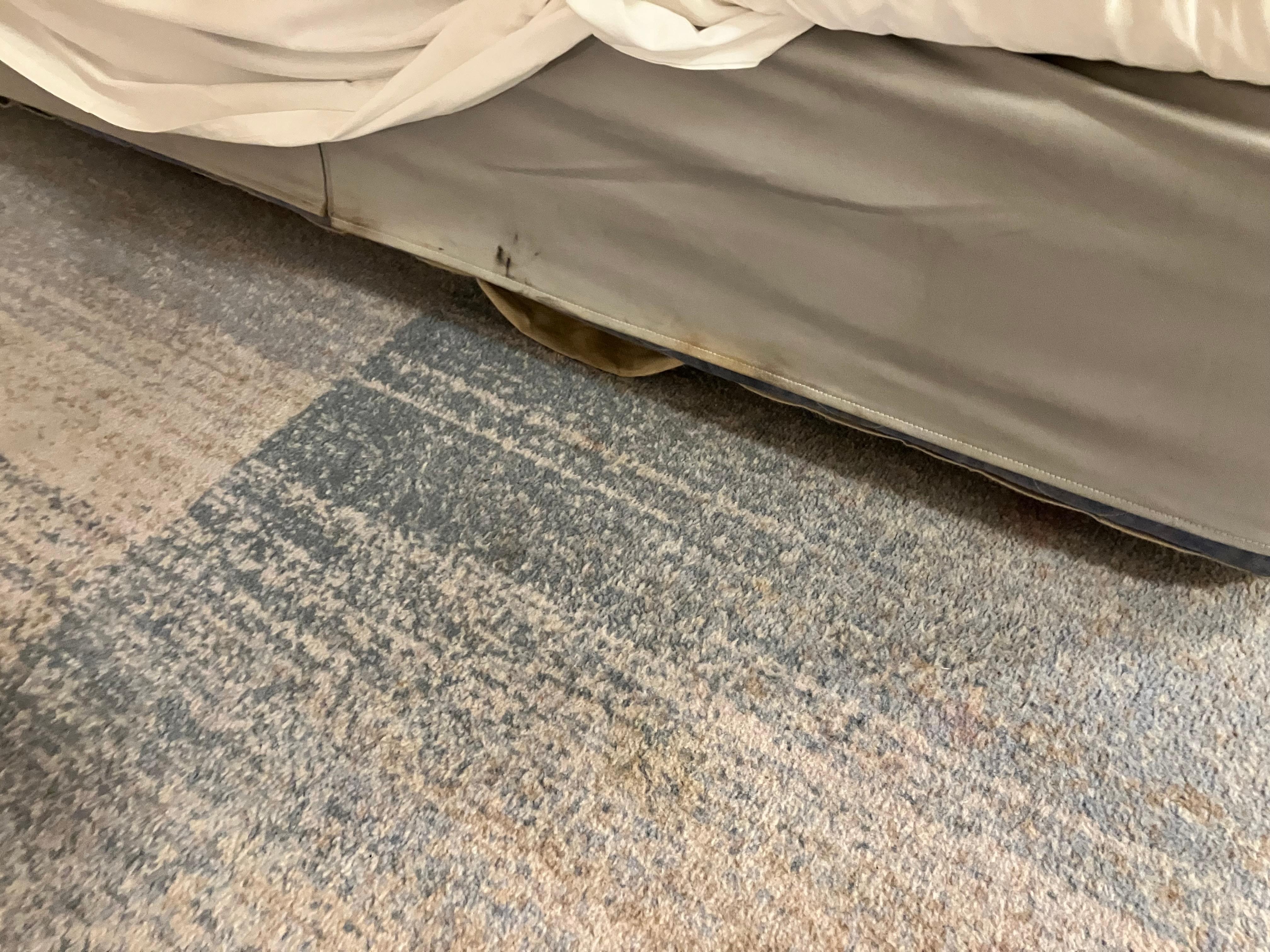 Dirty bed linen 