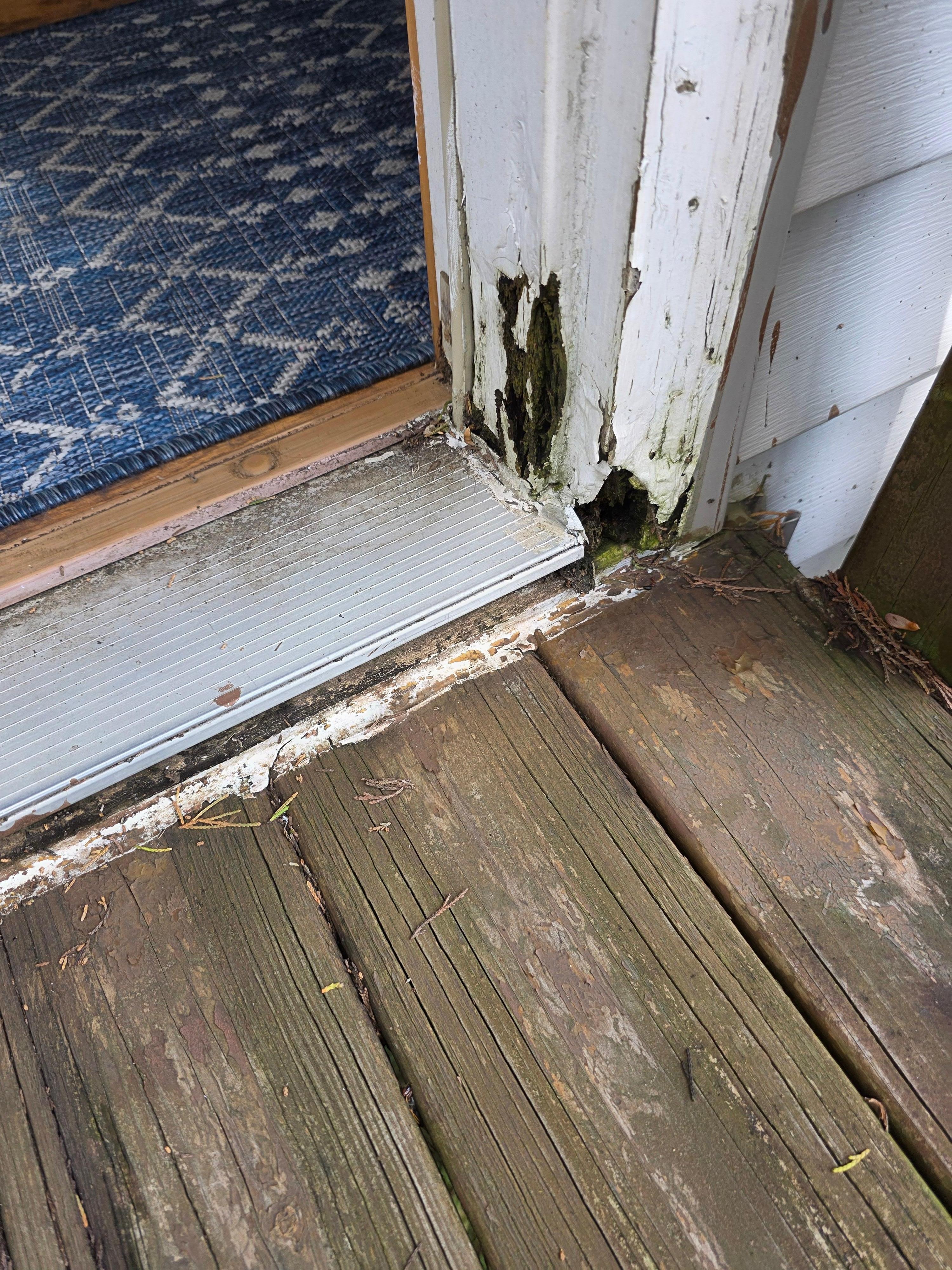 Rotting door frames