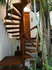 Steps up to our room