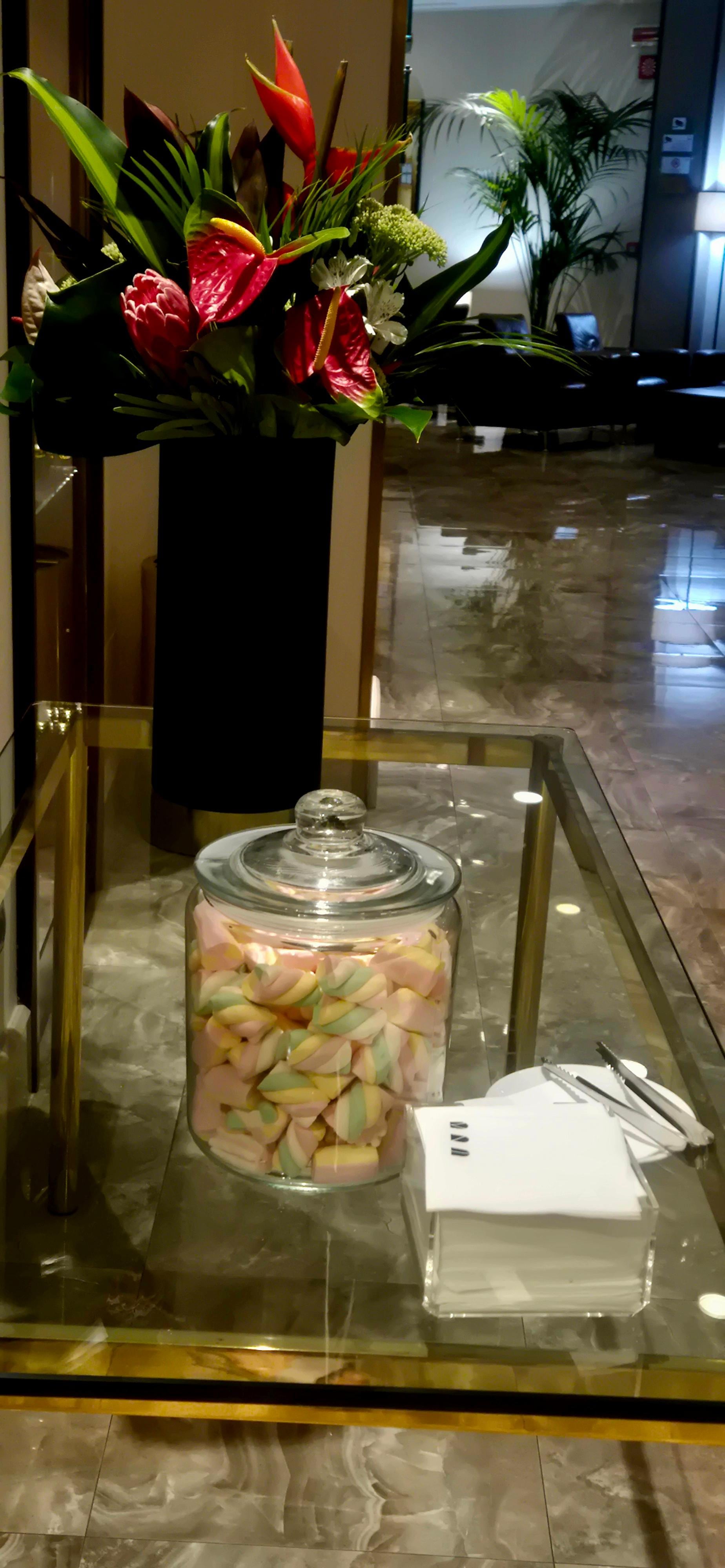 Marshmallows in reception 