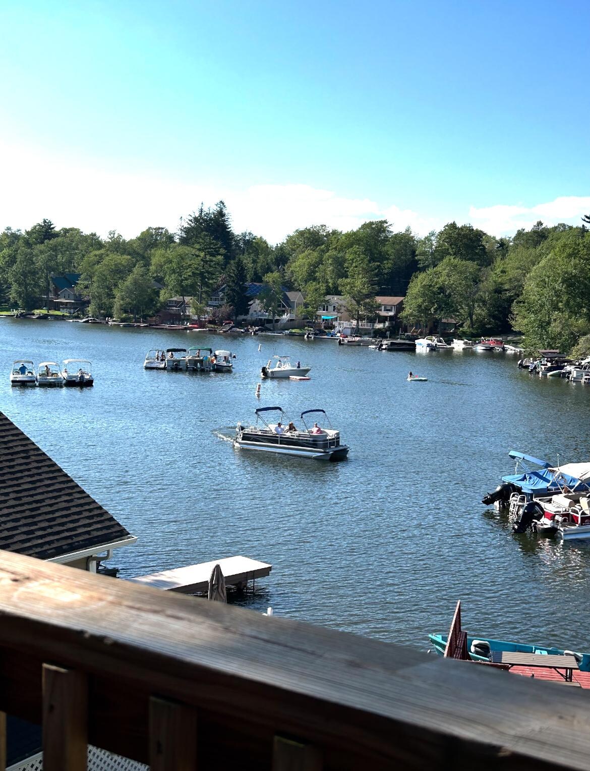 View from deck