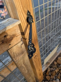 Bad latches on the gates.