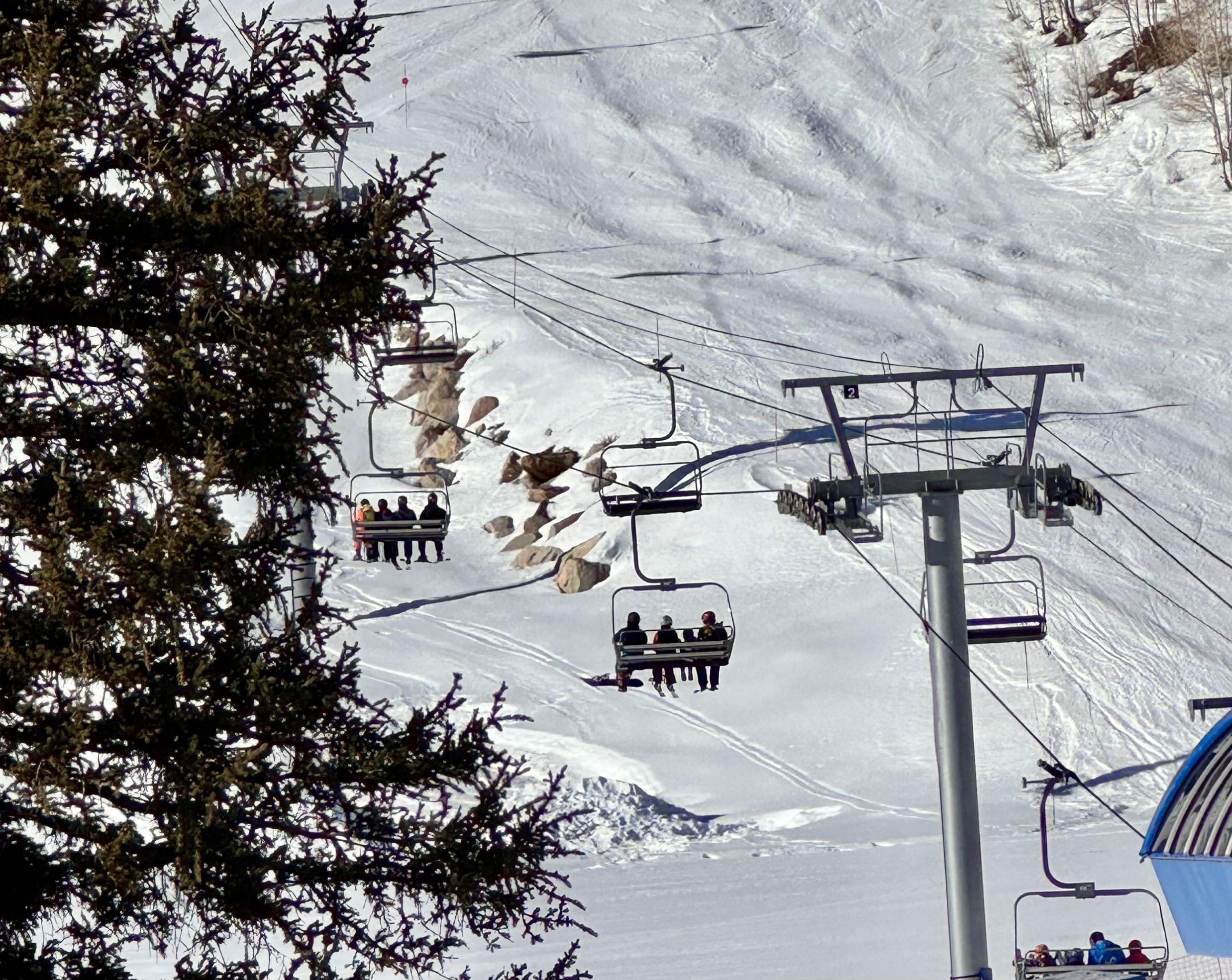 View from master bedroom in condo.  