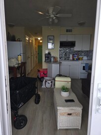 Dark and moist. The beds were all foam pads and just disgusting with moisture.